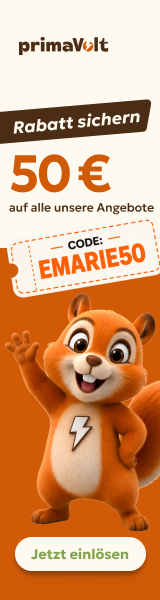 primavolt: 50 Euro Rabatt auf alle Angebote mit dem Code EMARIE50