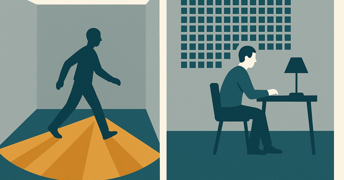 Bewegungsmelder im Büro: warum das Licht ausgeht, während Sie noch am Schreibtisch sitzen