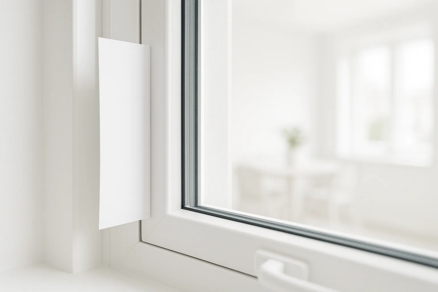 Der Papiertest: undichte Fenster in 10 Sekunden erkennen