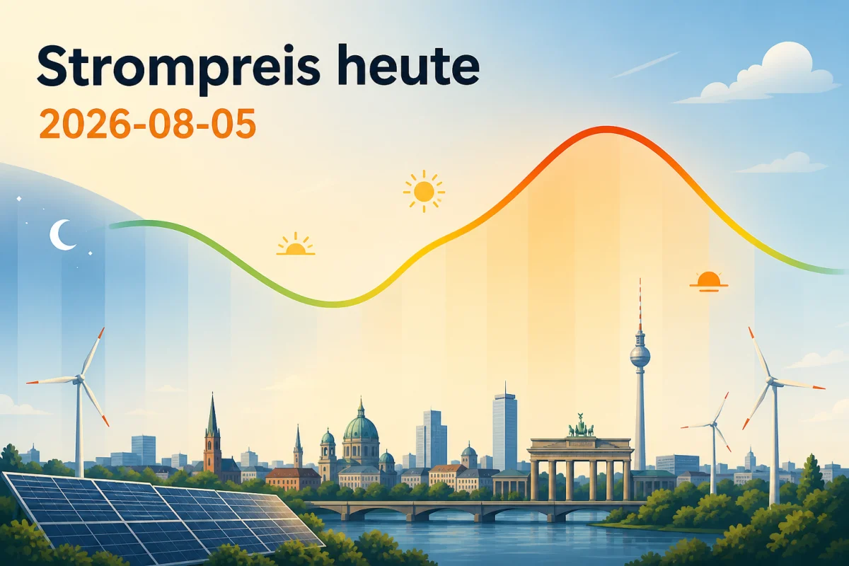 Dynamischer Strompreis am 5. August 2026