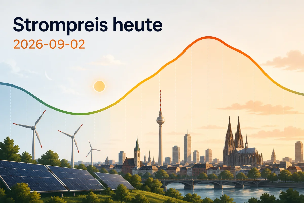 Dynamischer Strompreis am 2. September 2026