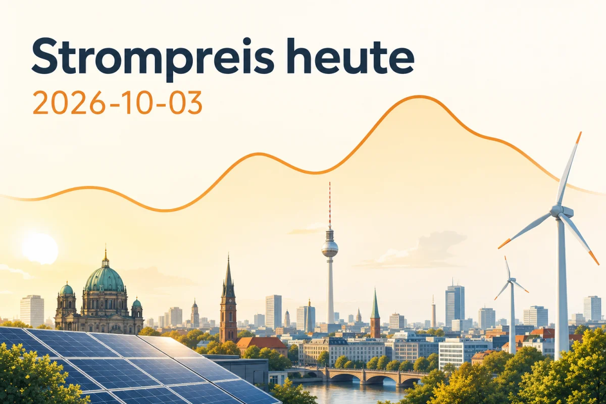 Dynamischer Strompreis am 3. Oktober 2026