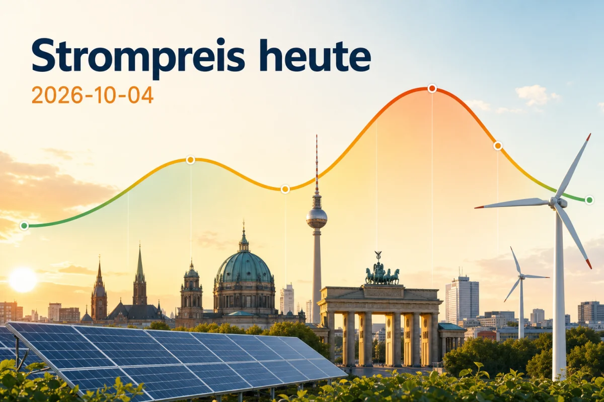 Dynamischer Strompreis am 4. Oktober 2026